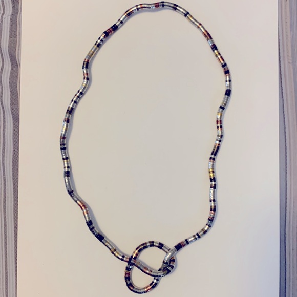 Twist Necklace: Silver, Bronze, and Gunmetal - Picture 4 of 5
